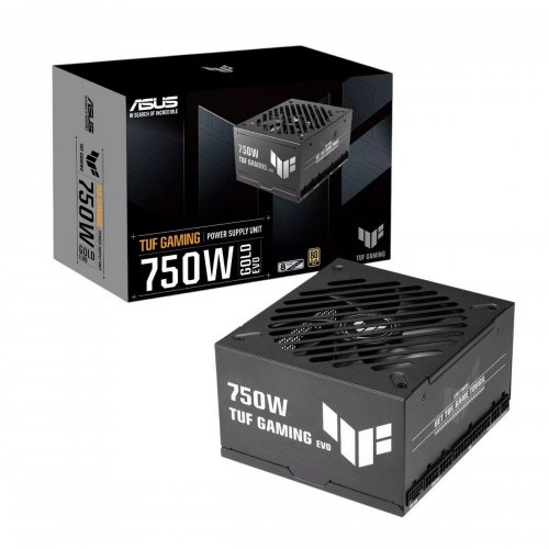 Блок питания Asus TUF Gaming 750W Gold EVO (90YE00SB-B0NA00) купить в Украине: Киев, Днепр, Харьков, Одесса  | Проверка совместимости, низкая цена, отзывы, характеристики от TELEMART фото