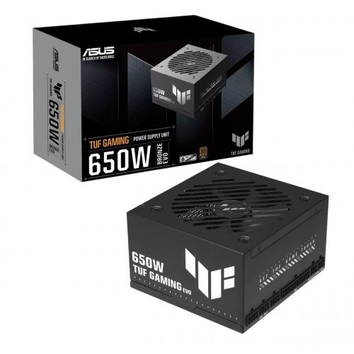 Блок живлення Asus TUF Gaming 650W Bronze EVO (90YE00D6-B0NA00) купити в Україні: Київ, Львів, Хмельницький, Тернопіль, Івано-Франківськ | Перевірка сумісності, низька ціна, відгуки, характеристики від TELEMART фото