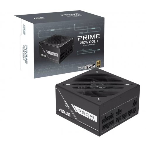 Блок живлення Asus Prime 750W Gold (90YE00U3-B0NA00) купити в Україні: Київ, Львів, Хмельницький, Тернопіль, Івано-Франківськ | Перевірка сумісності, низька ціна, відгуки, характеристики від TELEMART фото