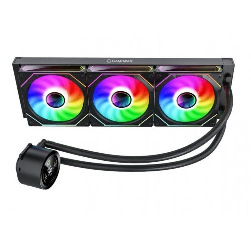 Уцінка готова сво GAMEMAX IceBurg 360 Digital Black (Розкрита упаковка, 855154) купити в Україні: Київ, Львів, Хмельницький, Тернопіль, Івано-Франківськ | Перевірка сумісності, низька ціна, відгуки, характеристики від TELEMART фото