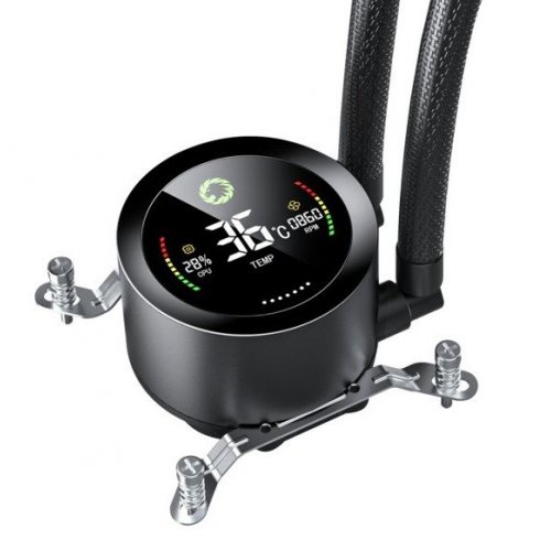 Уцінка готова сво GAMEMAX IceBurg 360 Digital Black (Розкрита упаковка, 855154) купити в Україні: Київ, Львів, Хмельницький, Тернопіль, Івано-Франківськ | Перевірка сумісності, низька ціна, відгуки, характеристики від TELEMART фото