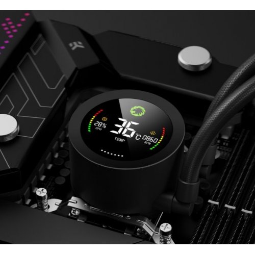 Уцінка готова сво GAMEMAX IceBurg 360 Digital Black (Розкрита упаковка, 855154) купити в Україні: Київ, Львів, Хмельницький, Тернопіль, Івано-Франківськ | Перевірка сумісності, низька ціна, відгуки, характеристики від TELEMART фото