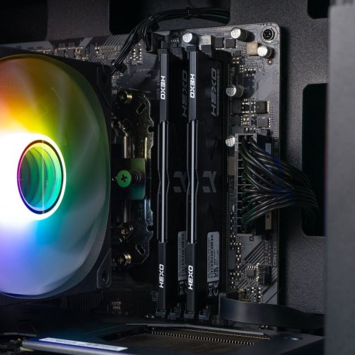 Компьютер HEXO Gaming TwinFront Pro+ (HGP-TF7700N5060-D532S1TBK) Black купить в Украине: Киев, Днепр, Харьков, Одесса  | Низкая цена, отзывы, характеристики от TELEMART фото