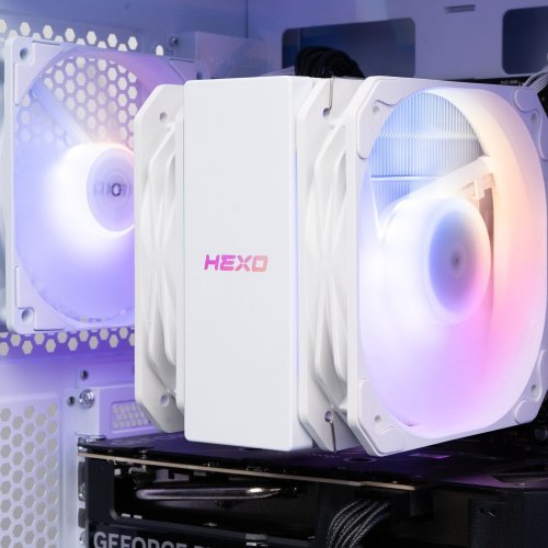 Компьютер HEXO Gaming TwinFront Pro+ (HGP-TF7700N5060-D532S1TWH) White купить в Украине: Киев, Днепр, Харьков, Одесса  | Низкая цена, отзывы, характеристики от TELEMART фото