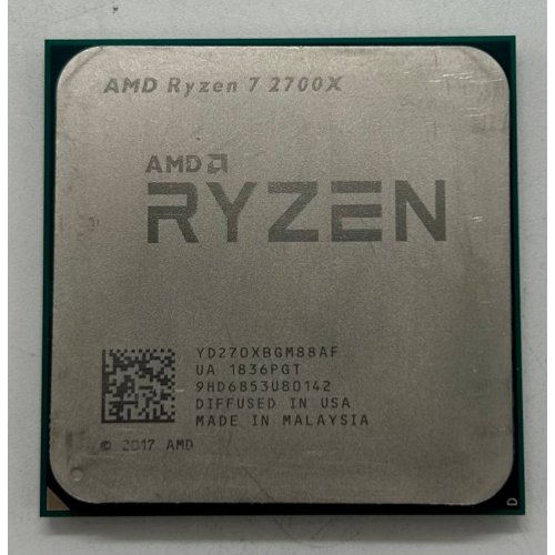 Процесор AMD Ryzen 7 2700X 3.7(4.3)GHz 16MB sAM4 Tray (YD270XBGAFMPK) (Відновлено продавцем, 855391) купити в Україні: Київ, Львів, Хмельницький, Тернопіль, Івано-Франківськ | Перевірка сумісності, низька ціна, відгуки, характеристики від TELEMART фото