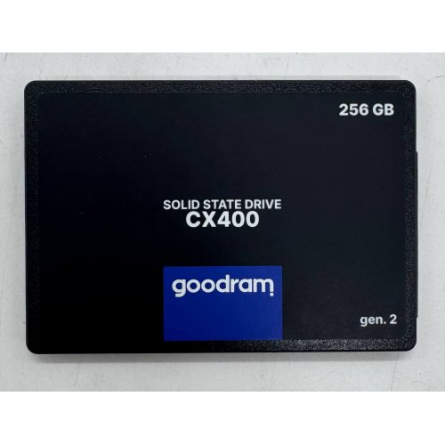 Ssd-диск GoodRAM CX400 Gen.2 3D NAND TLC 256GB 2.5" (SSDPR-CX400-256-G2) (Відновлено продавцем, 855405) купити в Україні: Київ, Львів, Хмельницький, Тернопіль, Івано-Франківськ | Перевірка сумісності, низька ціна, відгуки, характеристики від TELEMART фото