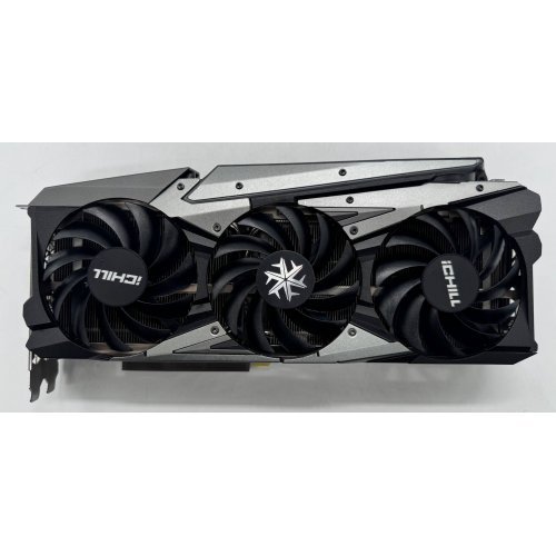 Відеокарта Inno3D GeForce RTX 3060 Ti ICHILL X3 RED 8192MB (C306T3-08D6X-1671VA39H) LHR (Відновлено продавцем, 855413) купити в Україні: Київ, Львів, Хмельницький, Тернопіль, Івано-Франківськ | Перевірка сумісності, низька ціна, відгуки, характеристики від TELEMART фото