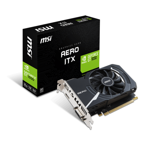 Відеокарта MSI GeForce GT 1030 AERO ITX OC 2048MB (GT 1030 AERO ITX 2G OC) (Відновлено продавцем, 855431) купити в Україні: Київ, Львів, Хмельницький, Тернопіль, Івано-Франківськ | Перевірка сумісності, низька ціна, відгуки, характеристики від TELEMART фото