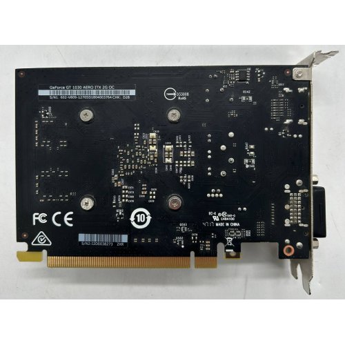 Відеокарта MSI GeForce GT 1030 AERO ITX OC 2048MB (GT 1030 AERO ITX 2G OC) (Відновлено продавцем, 855431) купити в Україні: Київ, Львів, Хмельницький, Тернопіль, Івано-Франківськ | Перевірка сумісності, низька ціна, відгуки, характеристики від TELEMART фото