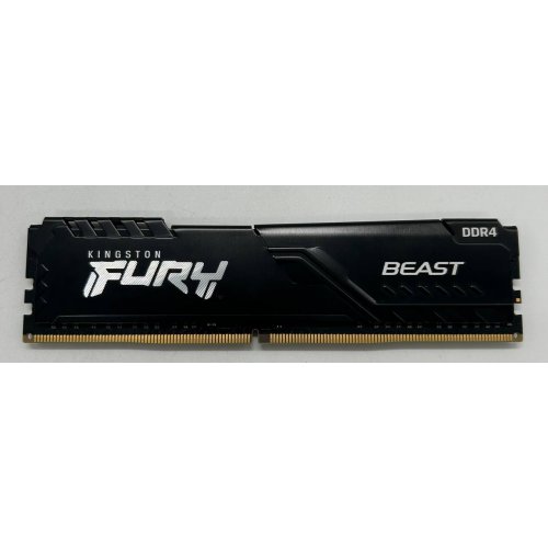 Озп Kingston DDR4 8GB 3200Mhz FURY Beast Black (KF432C16BB/8) (Відновлено продавцем, 855432) купити в Україні: Київ, Львів, Хмельницький, Тернопіль, Івано-Франківськ | Перевірка сумісності, низька ціна, відгуки, характеристики від TELEMART фото