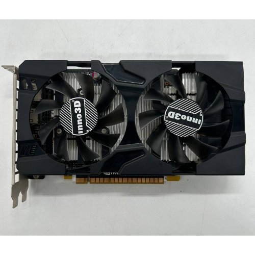 Відеокарта Inno3D GeForce GTX 1050 Ti HerculeZ Twin X2 4096MB (N105T-1DDV-M5CM) (Відновлено продавцем, 855438) купити в Україні: Київ, Львів, Хмельницький, Тернопіль, Івано-Франківськ | Перевірка сумісності, низька ціна, відгуки, характеристики від TELEMART фото