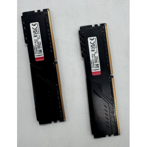 Озу Kingston DDR4 16GB (2x8GB) 3200Mhz FURY Beast Black (KF432C16BBK2/16) (Восстановлено продавцом, 855445) купить в Украине: Киев, Днепр, Харьков, Одесса  | Проверка совместимости, низкая цена, отзывы, характеристики от TELEMART фото
