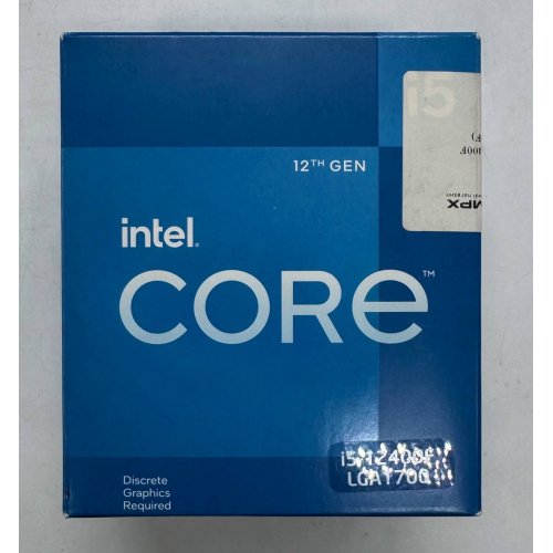 Процессор Intel Core i5-12400F 2.5(4.4)GHz 18MB s1700 Box (BX8071512400F) (Восстановлено продавцом, 855448) купить в Украине: Киев, Днепр, Харьков, Одесса  | Проверка совместимости, низкая цена, отзывы, характеристики от TELEMART фото