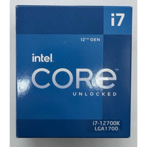 Процесор Intel Core i7-12700K 3.6(5.0)GHz 25MB s1700 Box (BX8071512700K) (Відновлено продавцем, 855479) купити в Україні: Київ, Львів, Хмельницький, Тернопіль, Івано-Франківськ | Перевірка сумісності, низька ціна, відгуки, характеристики від TELEMART фото