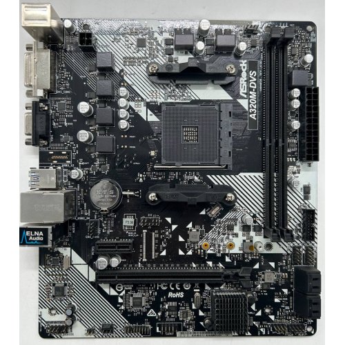 Материнська плата AsRock A320M-DVS R4.0 (sAM4, AMD A320) (Відновлено продавцем, 855487) купити в Україні: Київ, Львів, Хмельницький, Тернопіль, Івано-Франківськ | Перевірка сумісності, низька ціна, відгуки, характеристики від TELEMART фото