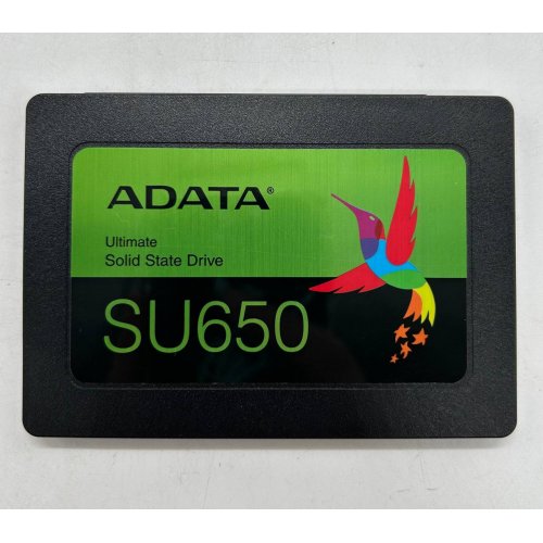 Ssd-диск ADATA Ultimate SU650 3D NAND TLC 240GB 2.5" (ASU650SS-240GT-R) (Відновлено продавцем, 855499) купити в Україні: Київ, Львів, Хмельницький, Тернопіль, Івано-Франківськ | Перевірка сумісності, низька ціна, відгуки, характеристики від TELEMART фото