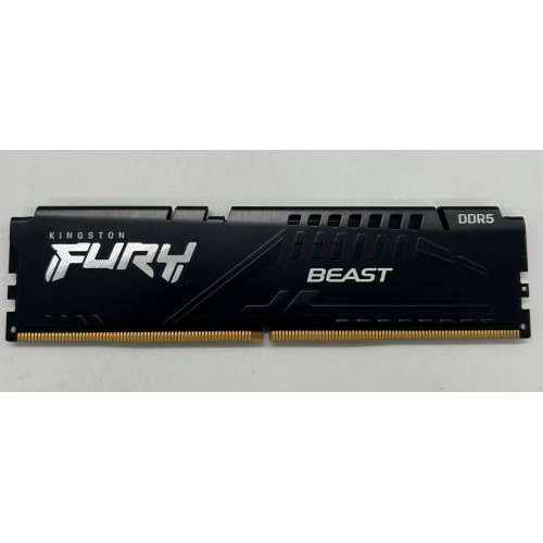 Озу Kingston DDR5 32GB 5600MHz FURY Beast Black (KF556C40BB-32) (Восстановлено продавцом, 855502) купить в Украине: Киев, Днепр, Харьков, Одесса  | Проверка совместимости, низкая цена, отзывы, характеристики от TELEMART фото