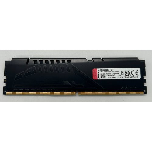 Озу Kingston DDR5 32GB 5600MHz FURY Beast Black (KF556C40BB-32) (Восстановлено продавцом, 855502) купить в Украине: Киев, Днепр, Харьков, Одесса  | Проверка совместимости, низкая цена, отзывы, характеристики от TELEMART фото