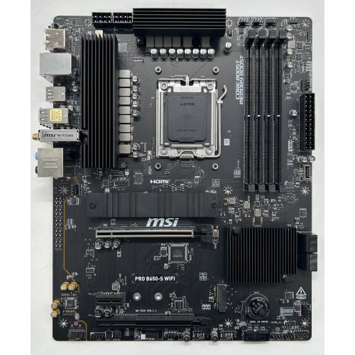 Материнская плата MSI PRO B650-S WIFI (sAM5, AMD B650) (Восстановлено продавцом, 855507) купить в Украине: Киев, Днепр, Харьков, Одесса  | Проверка совместимости, низкая цена, отзывы, характеристики от TELEMART фото