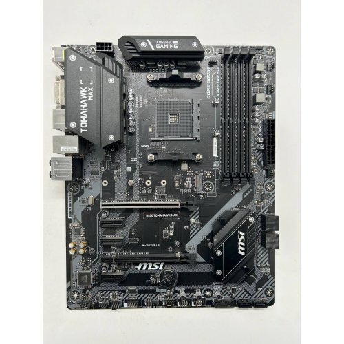 Материнська плата MSI B450 TOMAHAWK MAX (sAM4, AMD B450) (Відновлено продавцем, 855511) купити в Україні: Київ, Львів, Хмельницький, Тернопіль, Івано-Франківськ | Перевірка сумісності, низька ціна, відгуки, характеристики від TELEMART фото