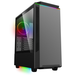 Корпус GAMEMAX T801 Paladin ARGB Window без БП Black (Восстановлено продавцом, 855516)