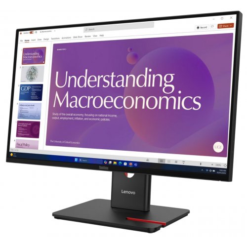 Монитор Lenovo 23.8" ThinkVision T24D-40 (64B9GAT1UA) Black купить в Украине: Киев, Днепр, Харьков, Одесса  | Низкая цена, отзывы, характеристики от TELEMART фото