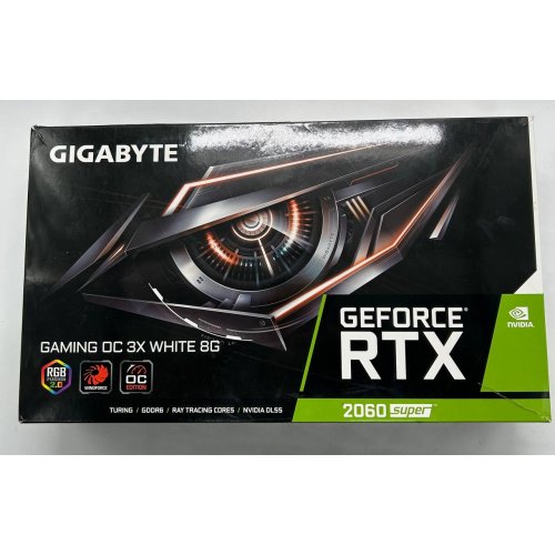 Відеокарта Gigabyte GeForce RTX 2060 SUPER Gaming OC 3X White 8192MB (GV-N206SGAMINGOC WHITE-8GD) (Відновлено продавцем, 855603) купити в Україні: Київ, Львів, Хмельницький, Тернопіль, Івано-Франківськ | Перевірка сумісності, низька ціна, відгуки, характеристики від TELEMART фото