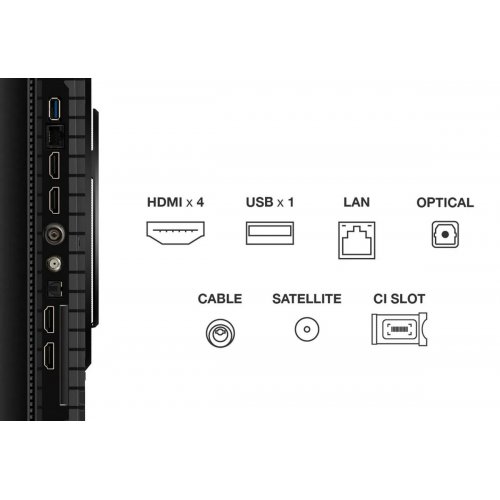 Телевизор TCL 55" 55T8C Black купить в Украине: Киев, Днепр, Харьков, Одесса  | Низкая цена, отзывы, характеристики от TELEMART фото