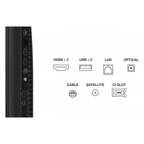 Телевизор TCL 55" 55T69C Black купить в Украине: Киев, Днепр, Харьков, Одесса  | Низкая цена, отзывы, характеристики от TELEMART фото