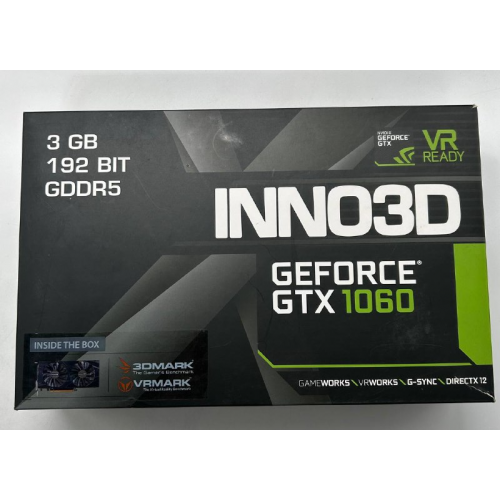 Відеокарта Inno3D GeForce GTX 1060 HerculeZ Twin X2 3072MB (N106F-2SDN-L5GS) (Відновлено продавцем, 855626) купити в Україні: Київ, Львів, Хмельницький, Тернопіль, Івано-Франківськ | Перевірка сумісності, низька ціна, відгуки, характеристики від TELEMART фото
