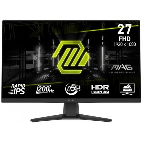 Уцінка монітор MSI 27" MAG 272F Black (Розкрита упаковка, 855631) купити в Україні: Київ, Львів, Хмельницький, Тернопіль, Івано-Франківськ | Низька ціна, відгуки, характеристики від TELEMART фото