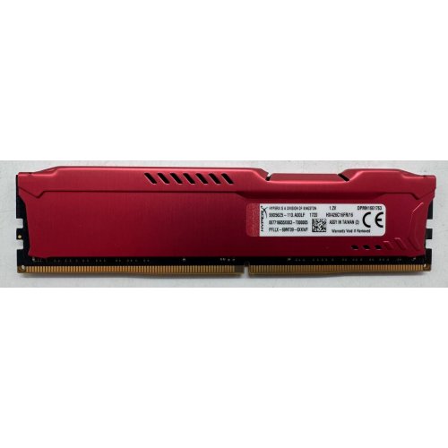 Озу HyperX DDR4 16GB 2666Mhz Fury Red (HX426C16FR/16) (Восстановлено продавцом, 855646) купить в Украине: Киев, Днепр, Харьков, Одесса  | Проверка совместимости, низкая цена, отзывы, характеристики от TELEMART фото