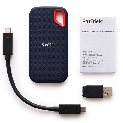 Продати SSD-диск Sandisk Extreme E60 Portable TLC 500GB USB 3.1 (SDSSDE60-500G-G25) за Trade-In у інтернет-магазині Телемарт - Київ, Дніпро, Україна фото