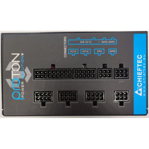 Блок живлення CHIEFTEC Proton 750W (BDF-750C) (Відновлено продавцем, 855655) купити в Україні: Київ, Львів, Хмельницький, Тернопіль, Івано-Франківськ | Перевірка сумісності, низька ціна, відгуки, характеристики від TELEMART фото