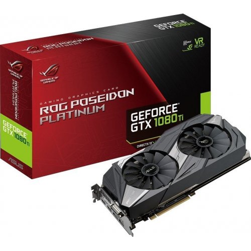 Відеокарта Asus ROG GeForce GTX 1080 TI Poseidon 11264MB (ROG-POSEIDON-GTX1080TI-P11G-GAMING) (Відновлено продавцем, 855666) купити в Україні: Київ, Львів, Хмельницький, Тернопіль, Івано-Франківськ | Перевірка сумісності, низька ціна, відгуки, характеристики від TELEMART фото