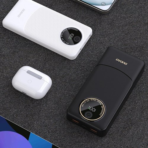 Powerbank Dudao K12 10000mAh 22.5W (6976625333875) White купити в Україні: Київ, Львів, Хмельницький, Тернопіль, Івано-Франківськ | Низька ціна, відгуки, характеристики від TELEMART фото