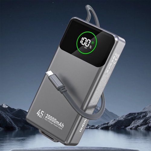 Powerbank Dudao K31 Pro 20000mAh 45W (6977196682010) Gray купити в Україні: Київ, Львів, Хмельницький, Тернопіль, Івано-Франківськ | Низька ціна, відгуки, характеристики від TELEMART фото