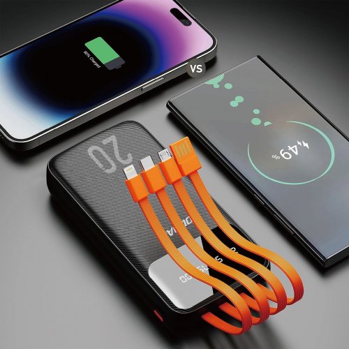 Powerbank Dudao K6 Pro+ 20000mAh 10W (6977196682393) Black купить в Украине: Киев, Днепр, Харьков, Одесса  | Низкая цена, отзывы, характеристики от TELEMART фото