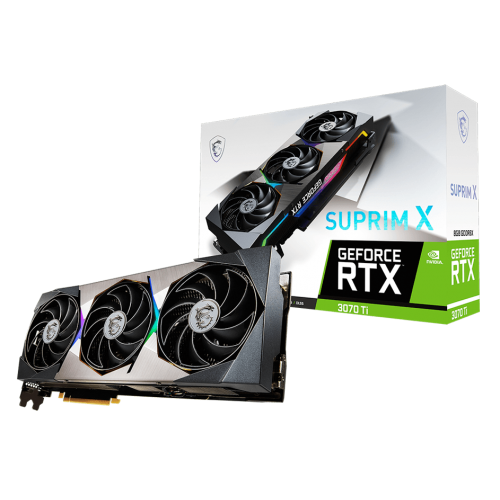 Відеокарта MSI GeForce RTX 3070 Ti SUPRIM X 8192MB (RTX 3070 Ti SUPRIM X 8G) (Відновлено продавцем, 855677) купити в Україні: Київ, Львів, Хмельницький, Тернопіль, Івано-Франківськ | Перевірка сумісності, низька ціна, відгуки, характеристики від TELEMART фото