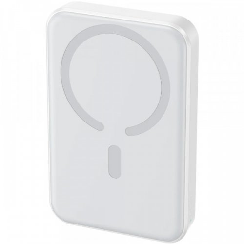 Powerbank JOYROOM JR-W020 10000mAh 20W Magnetic Wireless (6941237119698) White купити в Україні: Київ, Львів, Хмельницький, Тернопіль, Івано-Франківськ | Низька ціна, відгуки, характеристики від TELEMART фото