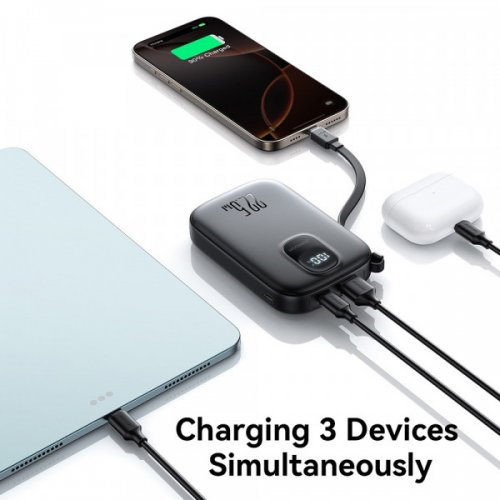 Powerbank JOYROOM 10000mAh 22.5W (JR-PBF17) Black купить в Украине: Киев, Днепр, Харьков, Одесса  | Низкая цена, отзывы, характеристики от TELEMART фото