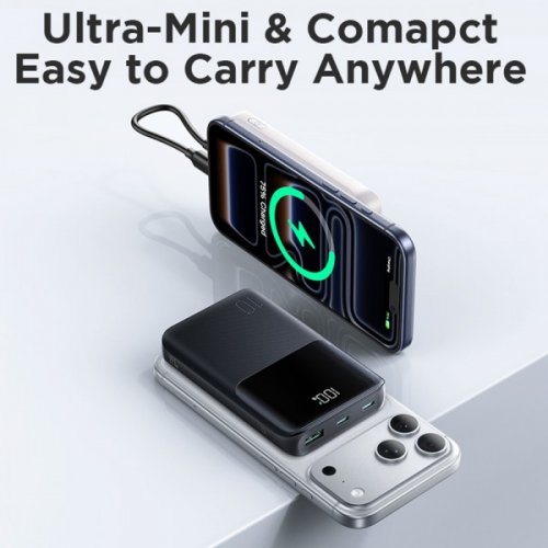 Powerbank JOYROOM 10000mAh 22.5W (JR-QP191) Black купить в Украине: Киев, Днепр, Харьков, Одесса  | Низкая цена, отзывы, характеристики от TELEMART фото