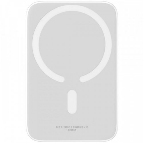 Powerbank Baseus Mini Air 6000mAh 20W Magnetic Wireless (6932172641429) White купити в Україні: Київ, Львів, Хмельницький, Тернопіль, Івано-Франківськ | Низька ціна, відгуки, характеристики від TELEMART фото