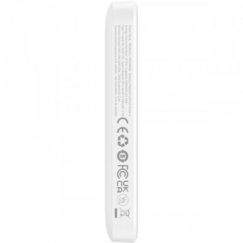 Powerbank Baseus Mini Air 6000mAh 20W Magnetic Wireless (6932172641429) White купити в Україні: Київ, Львів, Хмельницький, Тернопіль, Івано-Франківськ | Низька ціна, відгуки, характеристики від TELEMART фото