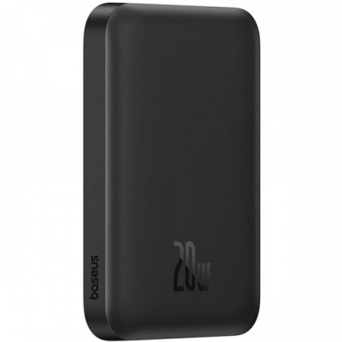 Powerbank Baseus Mini Air 6000mAh 20W Magnetic Wireless (P10059002113-00) Black купити в Україні: Київ, Львів, Хмельницький, Тернопіль, Івано-Франківськ | Низька ціна, відгуки, характеристики від TELEMART фото