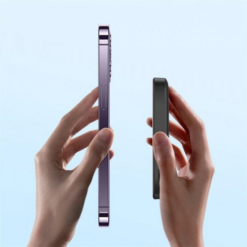 Powerbank Baseus Mini Air 6000mAh 20W Magnetic Wireless (P10059002113-00) Black купити в Україні: Київ, Львів, Хмельницький, Тернопіль, Івано-Франківськ | Низька ціна, відгуки, характеристики від TELEMART фото