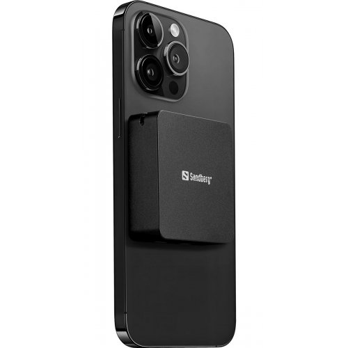 Powerbank Sandberg Magnet 5000mAh 20W (421-28) купити в Україні: Київ, Львів, Хмельницький, Тернопіль, Івано-Франківськ | Низька ціна, відгуки, характеристики від TELEMART фото