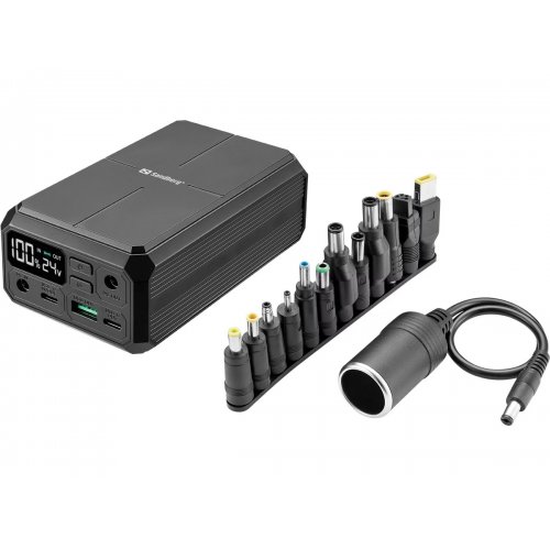Powerbank Sandberg Laptop 27000mAh 100W (421-13) купити в Україні: Київ, Львів, Хмельницький, Тернопіль, Івано-Франківськ | Низька ціна, відгуки, характеристики від TELEMART фото