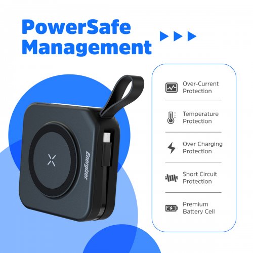 Powerbank Energizer 10000mAh 20W (QM10001AC) Black купити в Україні: Київ, Львів, Хмельницький, Тернопіль, Івано-Франківськ | Низька ціна, відгуки, характеристики від TELEMART фото