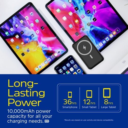 Powerbank Energizer 10000mAh 22.5W (QM10002PQ) Black купити в Україні: Київ, Львів, Хмельницький, Тернопіль, Івано-Франківськ | Низька ціна, відгуки, характеристики від TELEMART фото